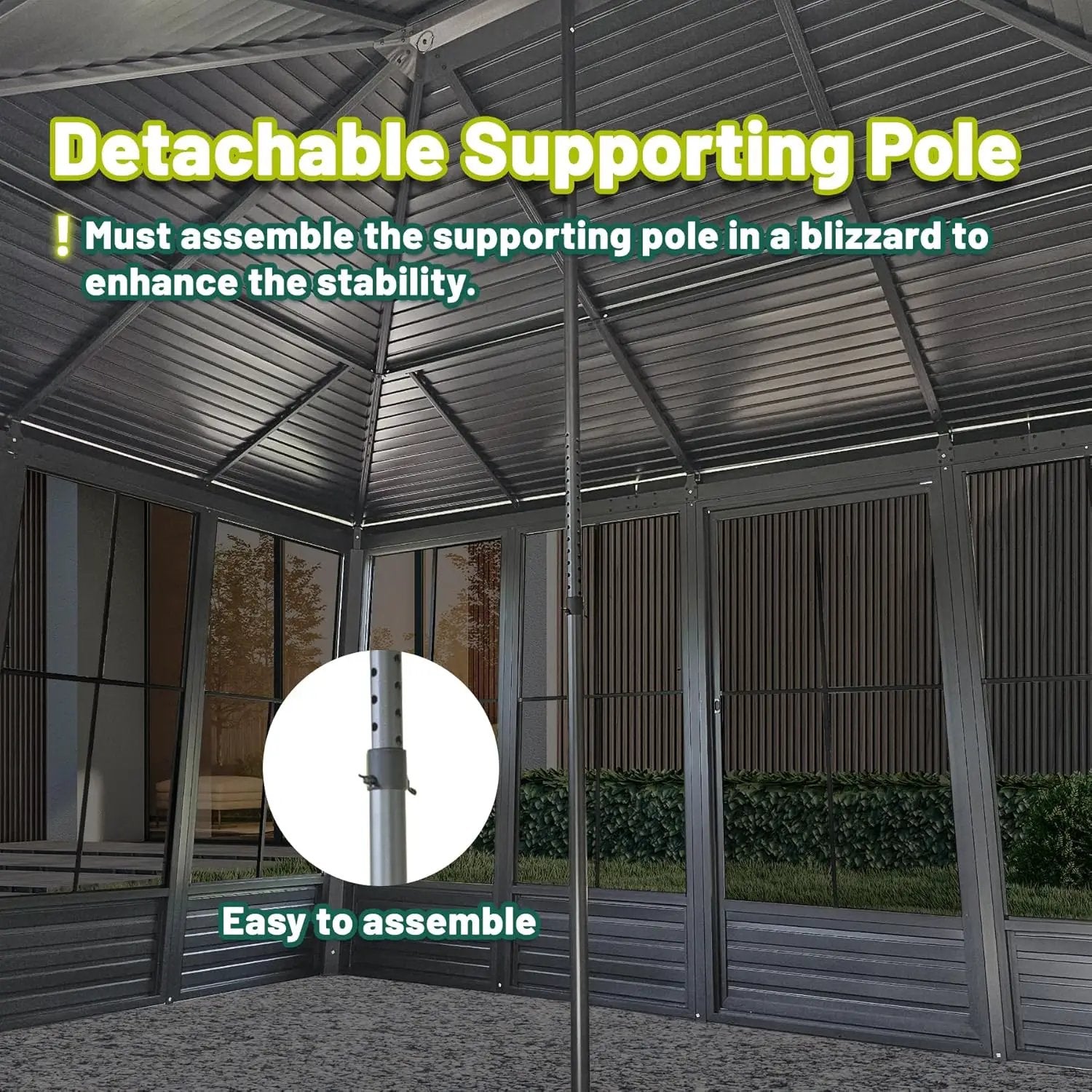 11.2x14.6FT Aluminum Hardtop Gazebo by HouseOfZazla