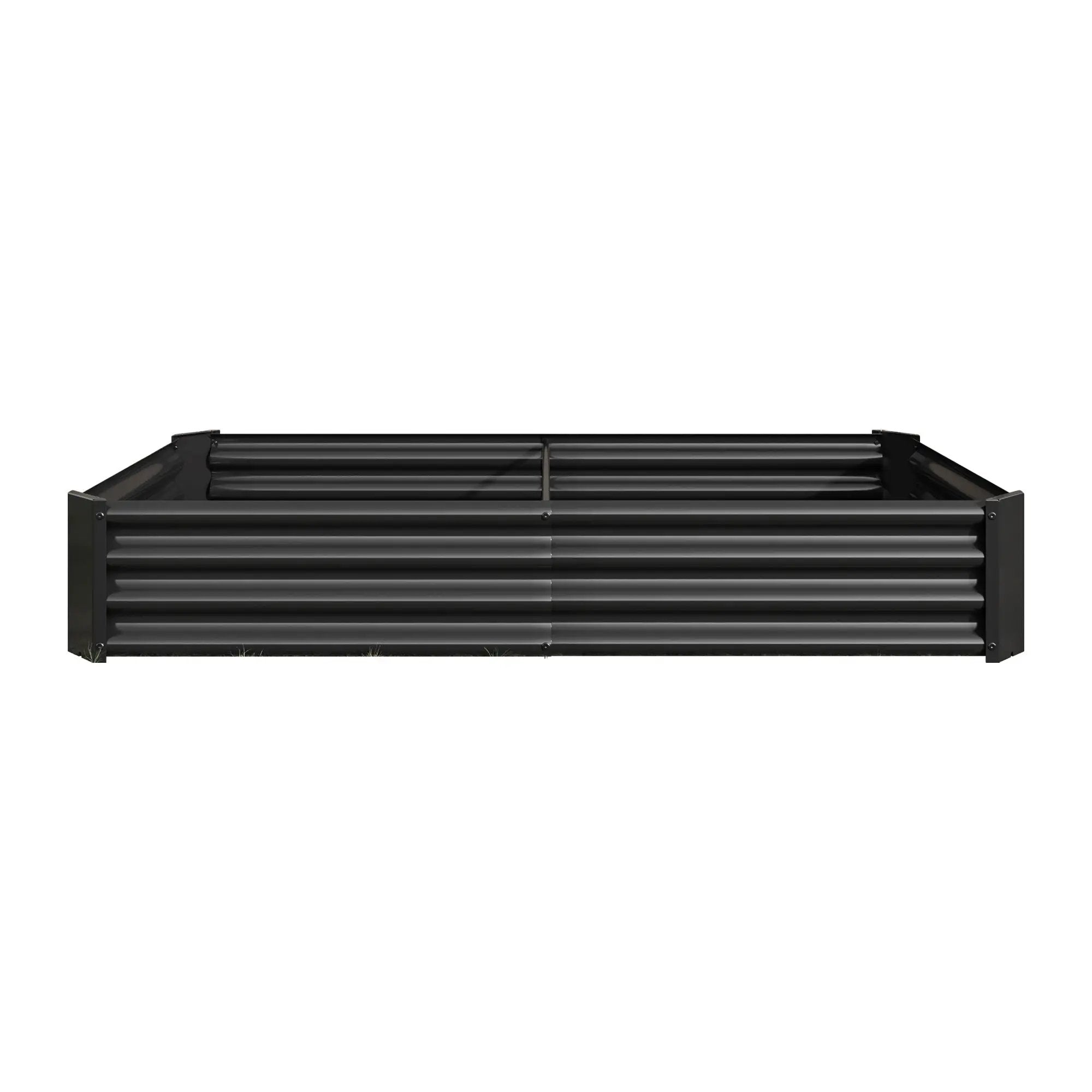 Raised Garden Bed Outdoor 6×3×1 ft Metal Raised Rectangle Planter Bed by HouseOfZazla