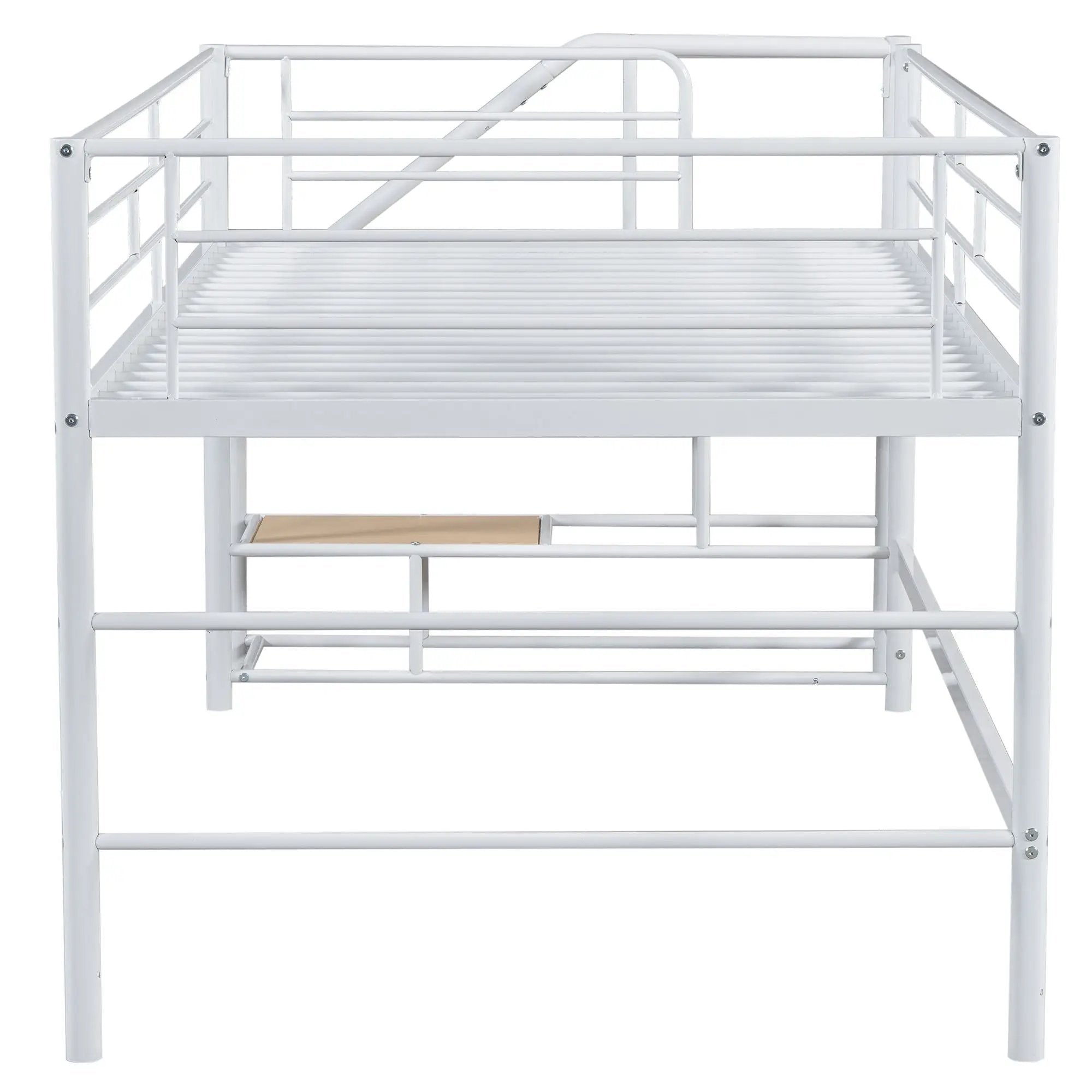 Loft Bed With Storage Stairs And Metal Frame by HouseOfZazla