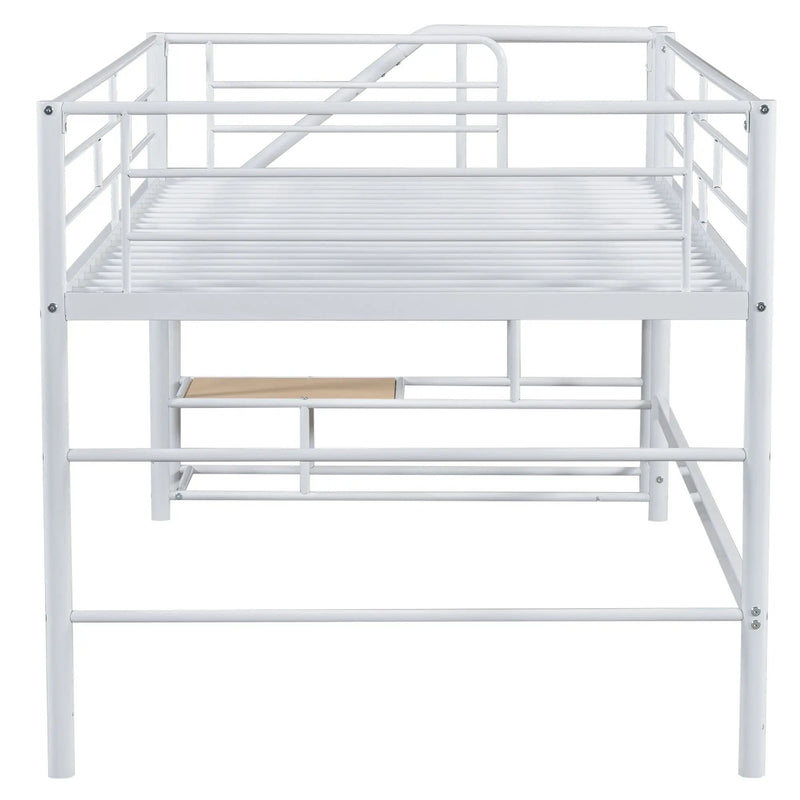 Loft Bed With Storage Stairs And Metal Frame by HouseOfZazla