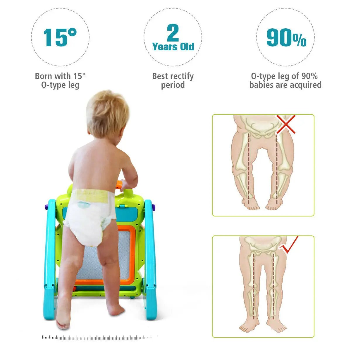 3-in-1 Kids Activity Sit-to-Stand Musical Learning Walker by DirectDeals