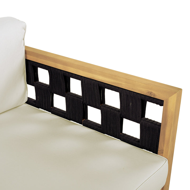 Luxury Acacia Wood Outdoor Daybed Set by HouseOfZazla