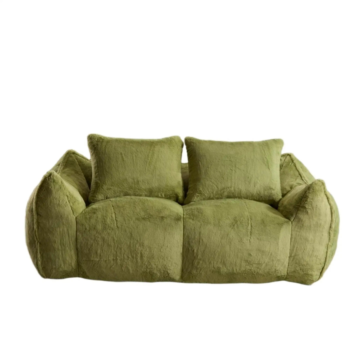 Giant Bean Bag Couch, Ultra Soft Fluffy Loveseat For Living Room by Unique Piece Furniture