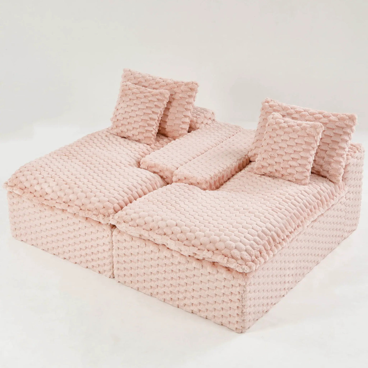 Double Chaise Lounge With Full Compressed Sponge by Unique Piece Furniture