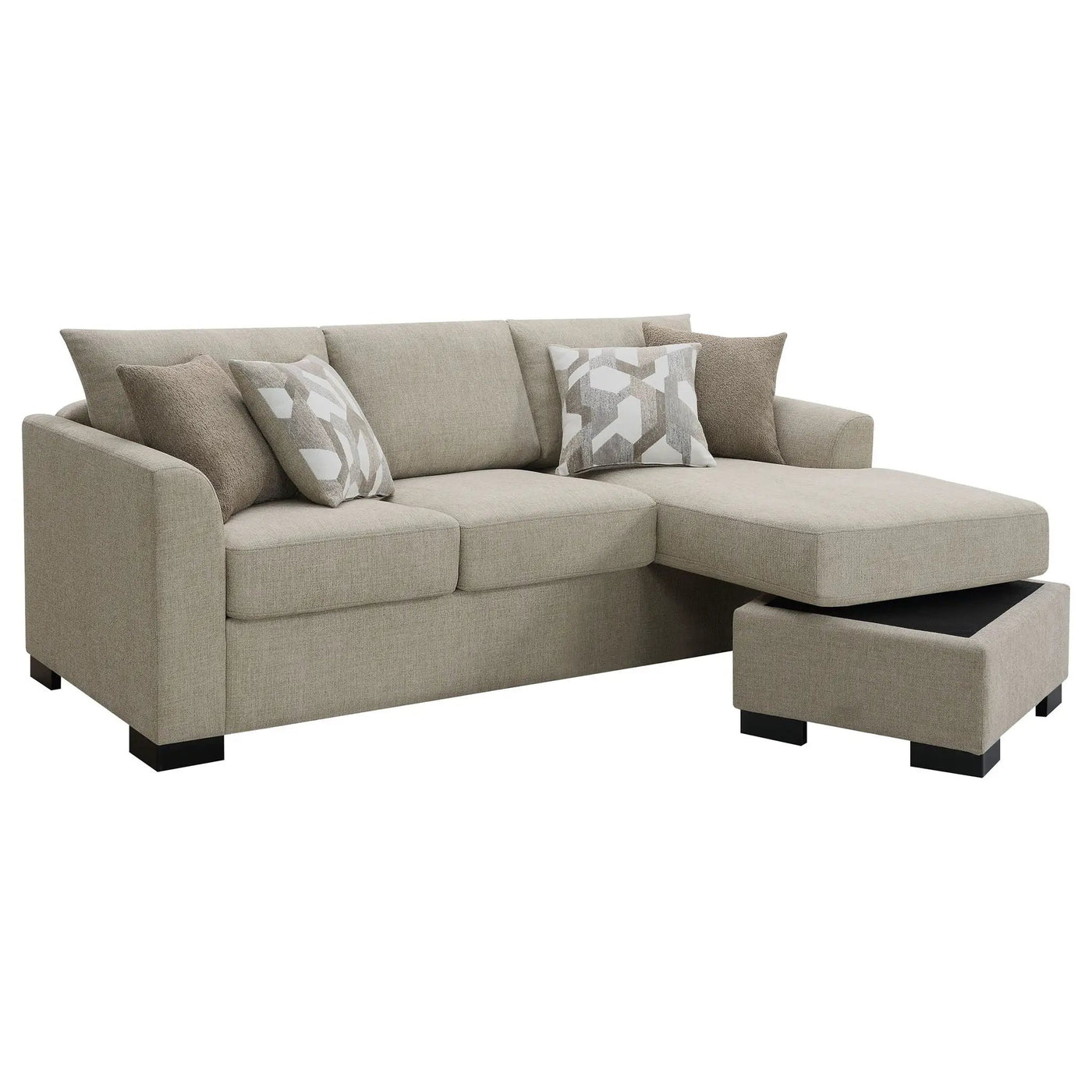 Pacheco - Sleeper Sectional Chaise Sofa by HouseOfZazla