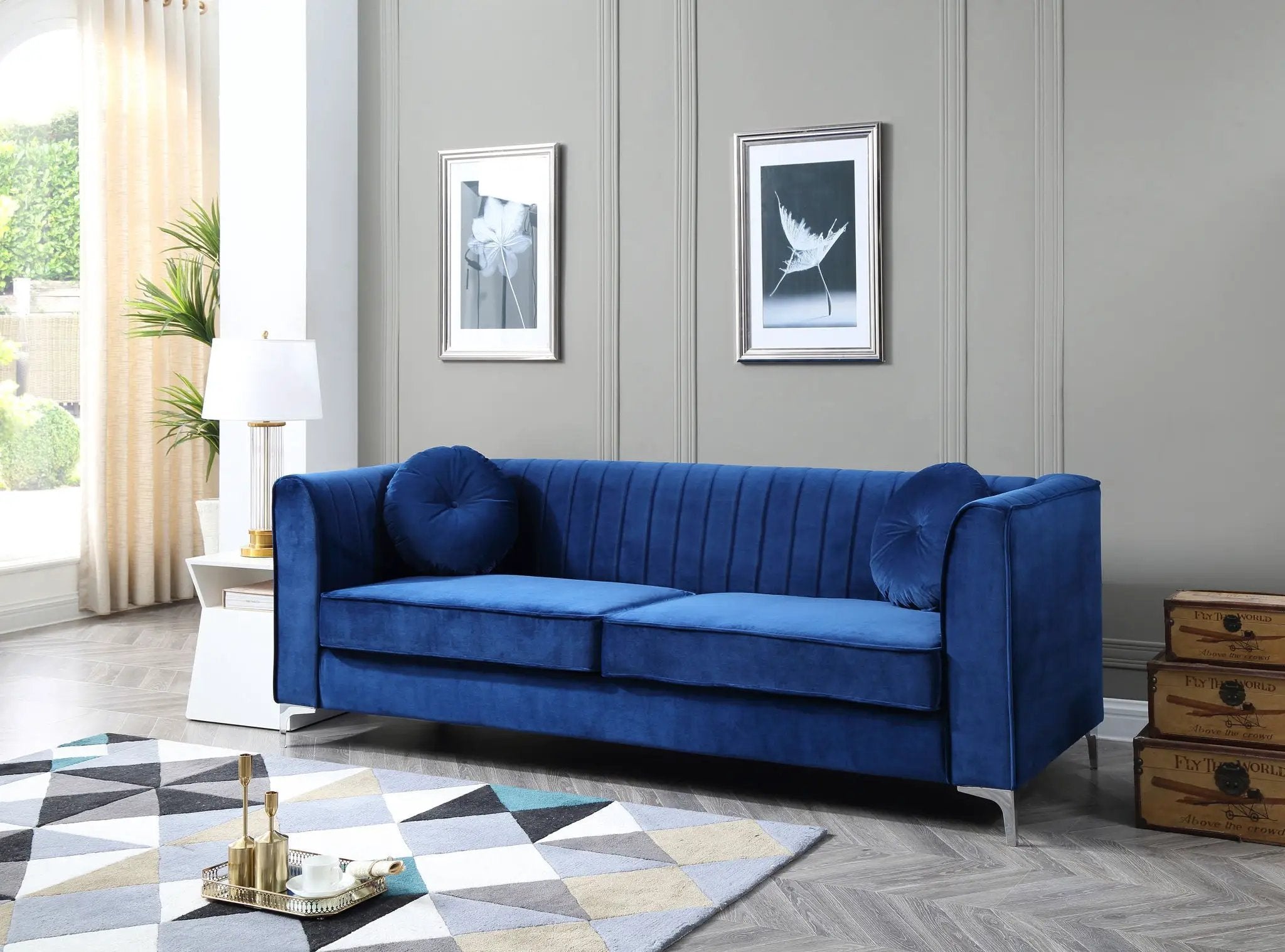 Delray - Micro Suede Sofa by Unique Piece Furniture
