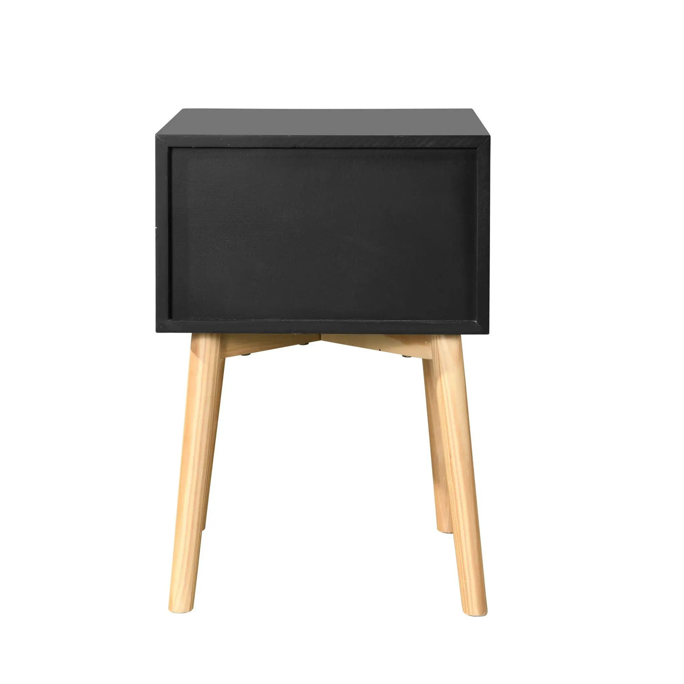 Side Table With 2 Drawer, Mid-Century Modern Storage Cabinet For Bedroom by Unique Piece Furniture
