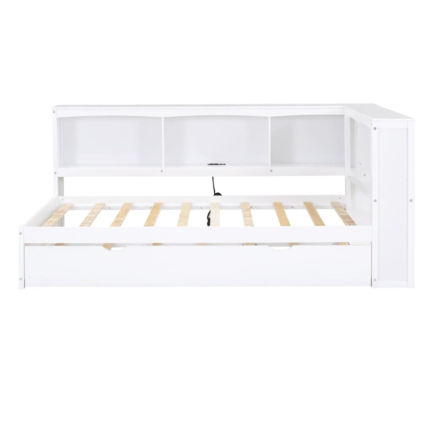 Daybed With Trundle, Storage Cabinets, USB Ports by HouseOfZazla