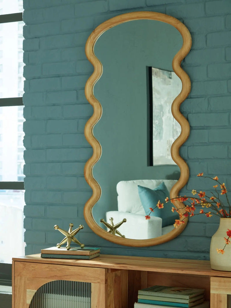 Serendis - Accent Mirror - Brown by Unique Piece Furniture