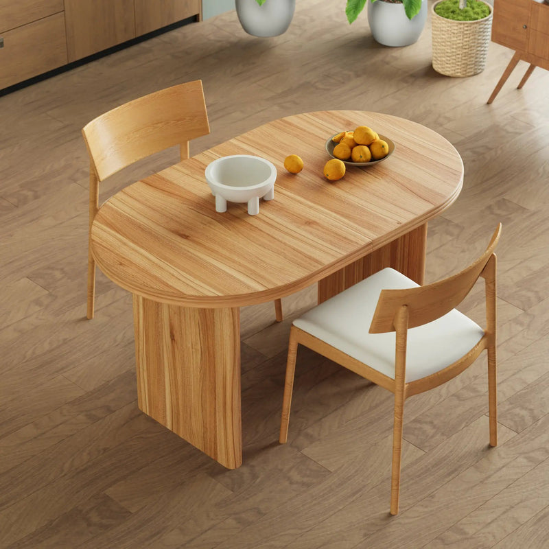Modern Extendable Dining Table with Removable Extension Leaves by HouseOfZazla