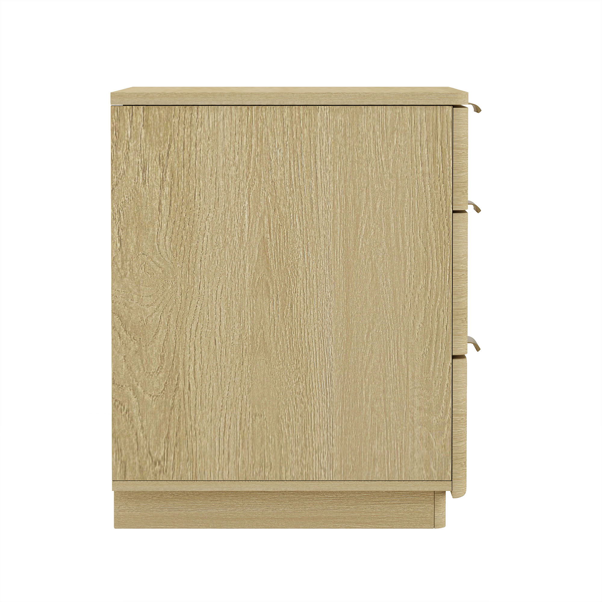 Payton - Nightstand With 3 Drawers - Oak by HouseOfZazla