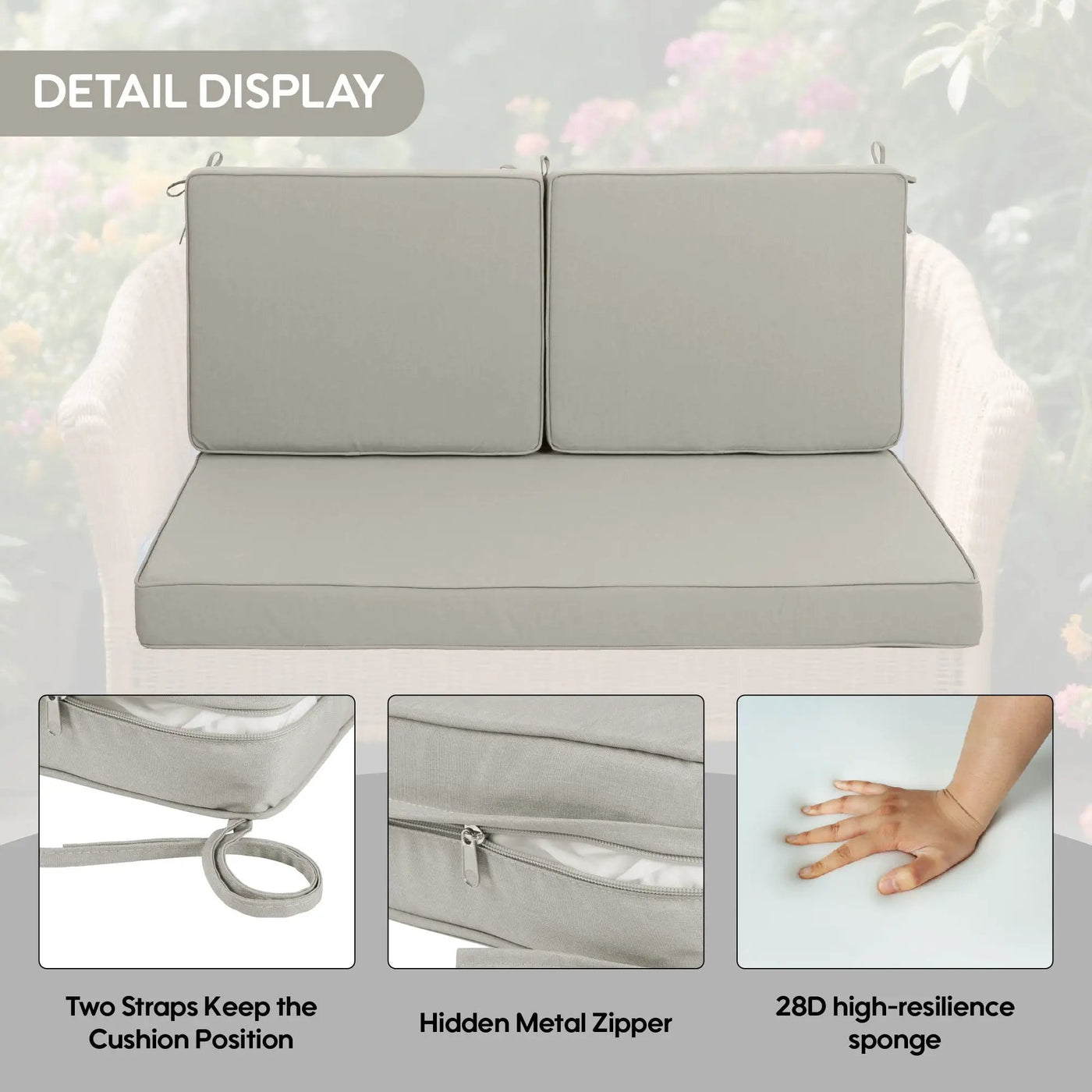 Deep Seat Waterproof Replacement Patio Chair Cushions For Patio Furniture by HouseOfZazla