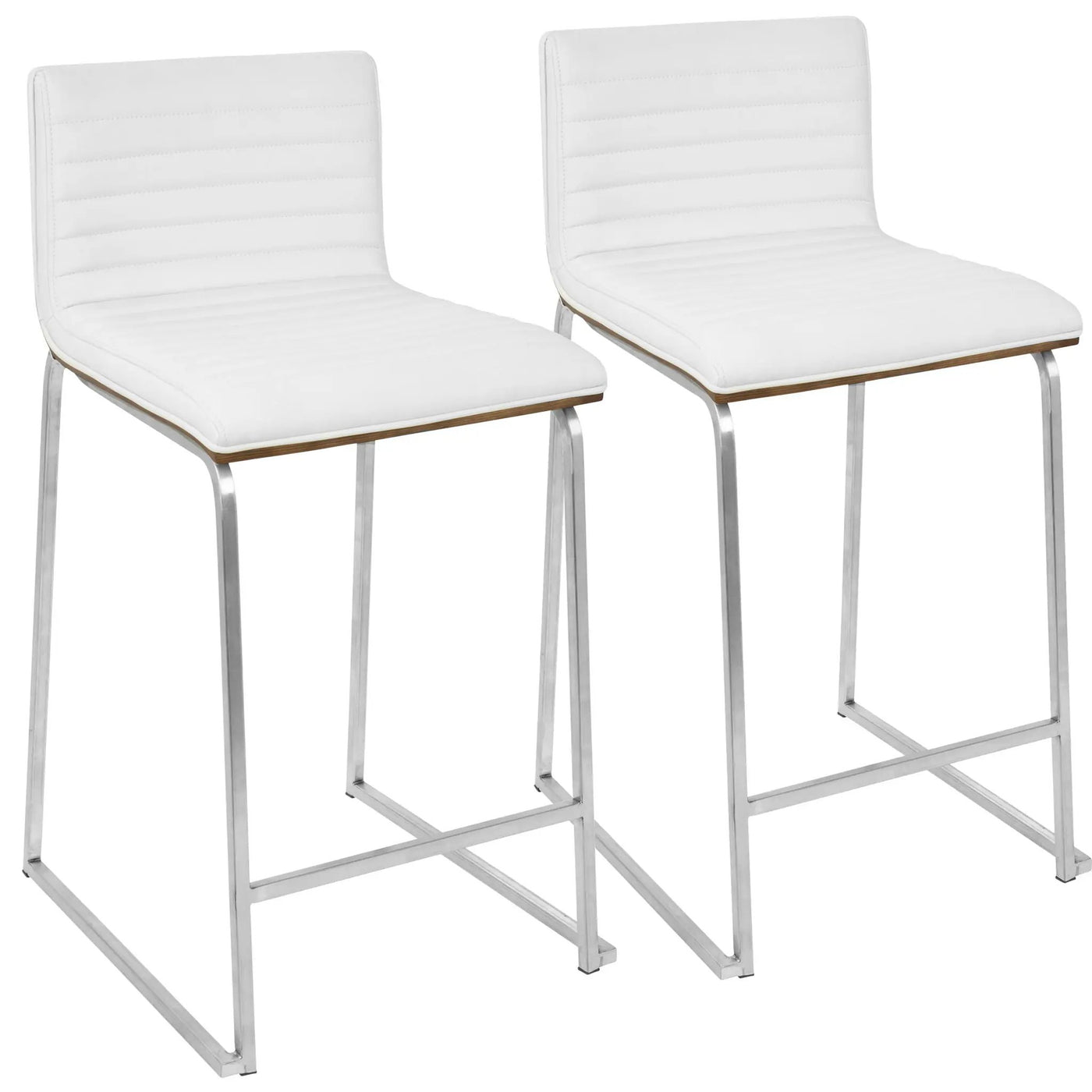 Mara - Contemporary Elegant Design Counter Stool (Set of 2) by HouseOfZazla