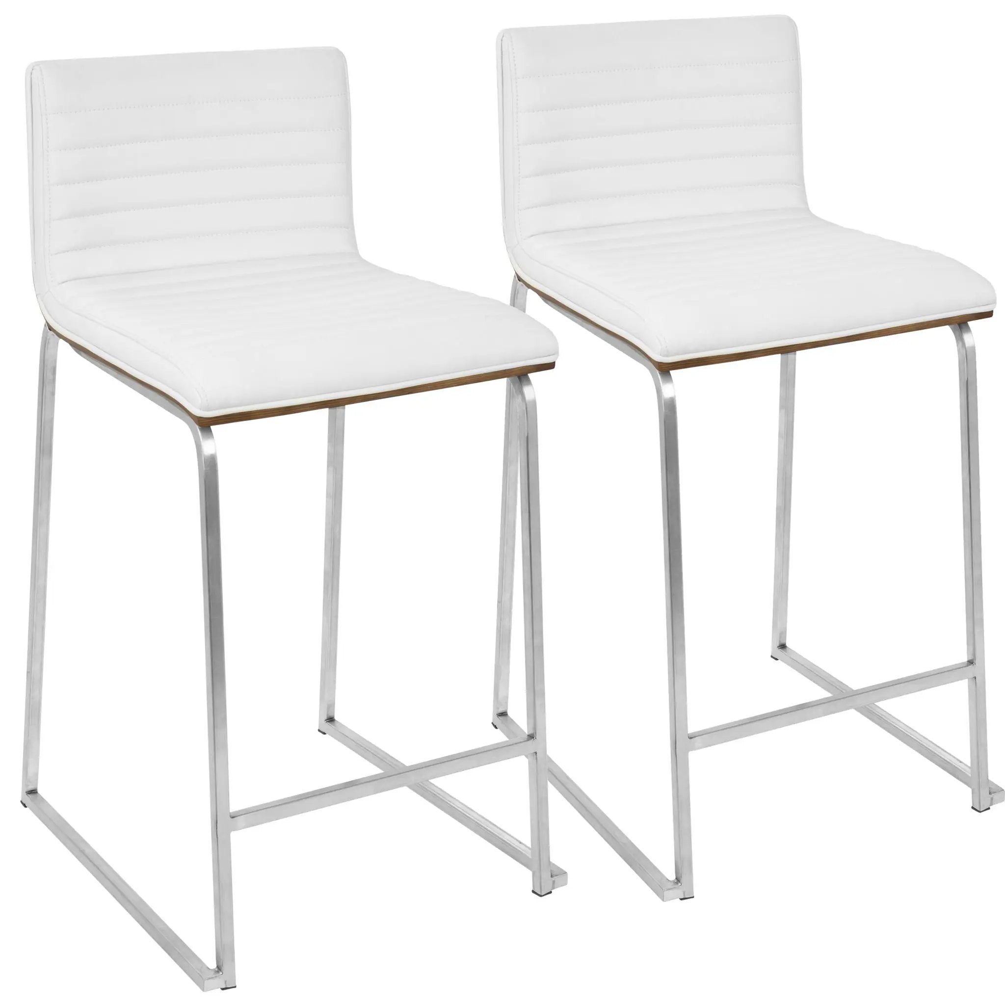 Mara - Contemporary Elegant Design Counter Stool (Set of 2) by HouseOfZazla