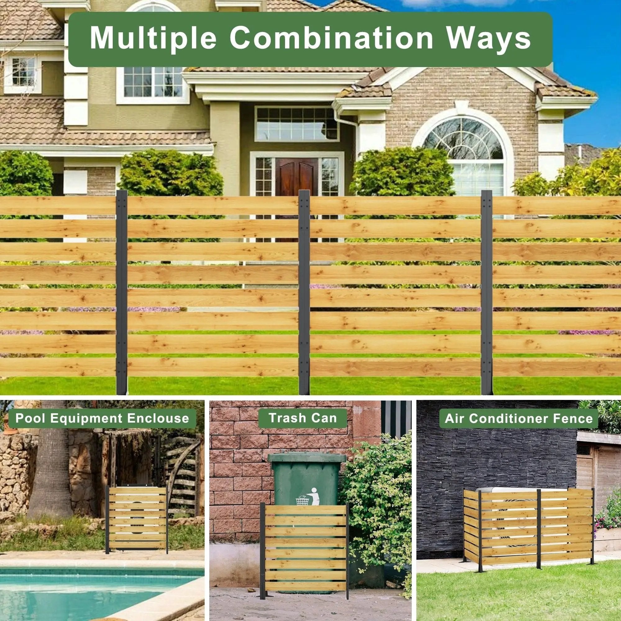 Outdoor Privacy Screen For Pool And Equipment Enclosures by Unique Piece Furniture