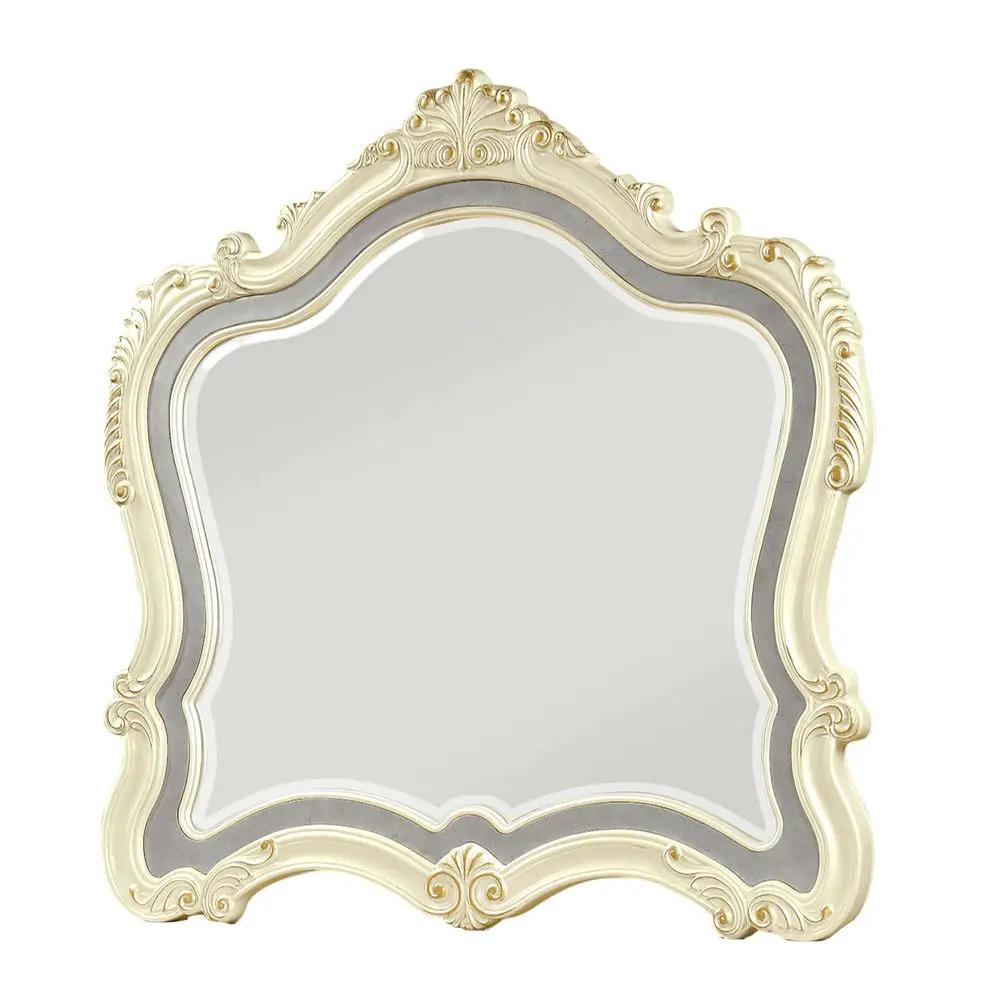 Chantelle - Mirror - Pearl White Finish by Unique Piece Furniture