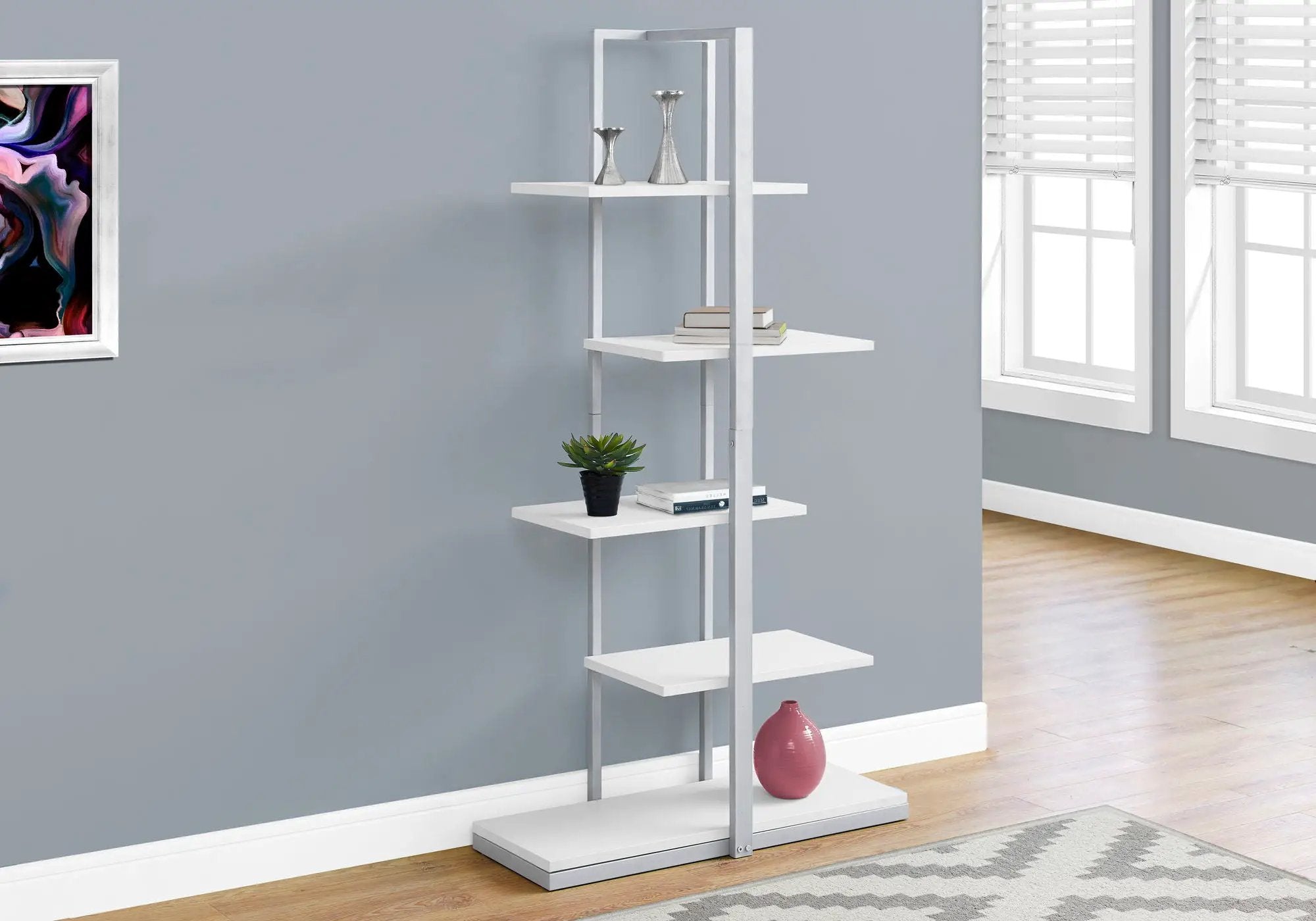 Bookshelf, Bookcase, Etagere, 5 Tie For Office, Contemporary & Modern by Unique Piece Furniture
