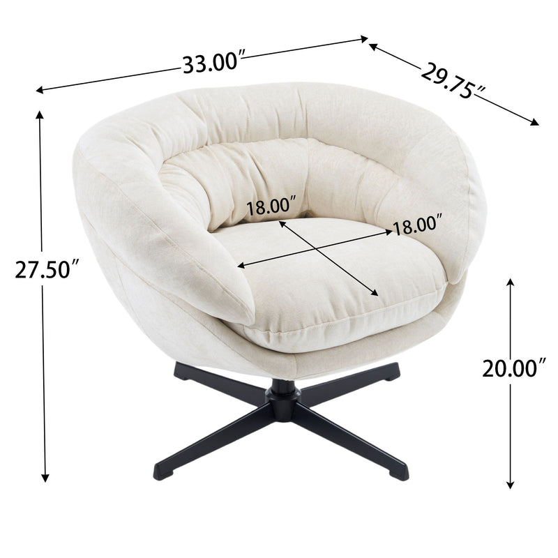 Modern Office Chair With 360 Degree Swivel by HouseOfZazla
