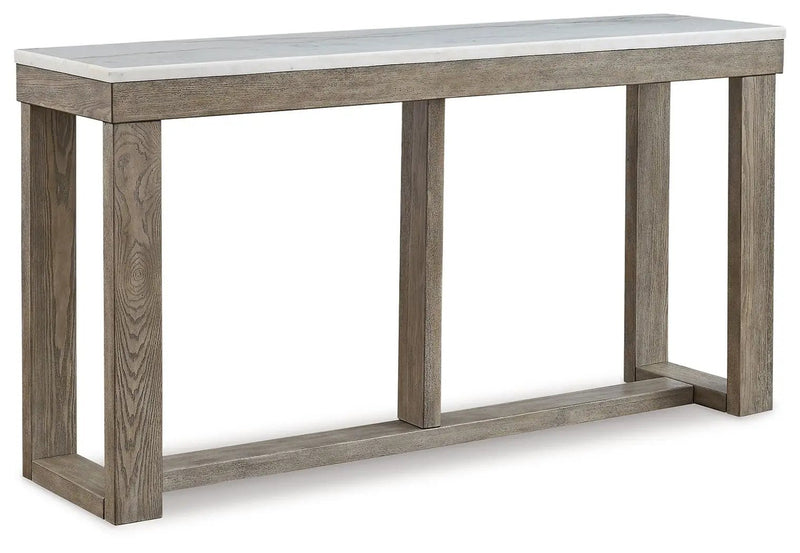 Loyaska - Sofa Table - Brown / Ivory by Unique Piece Furniture