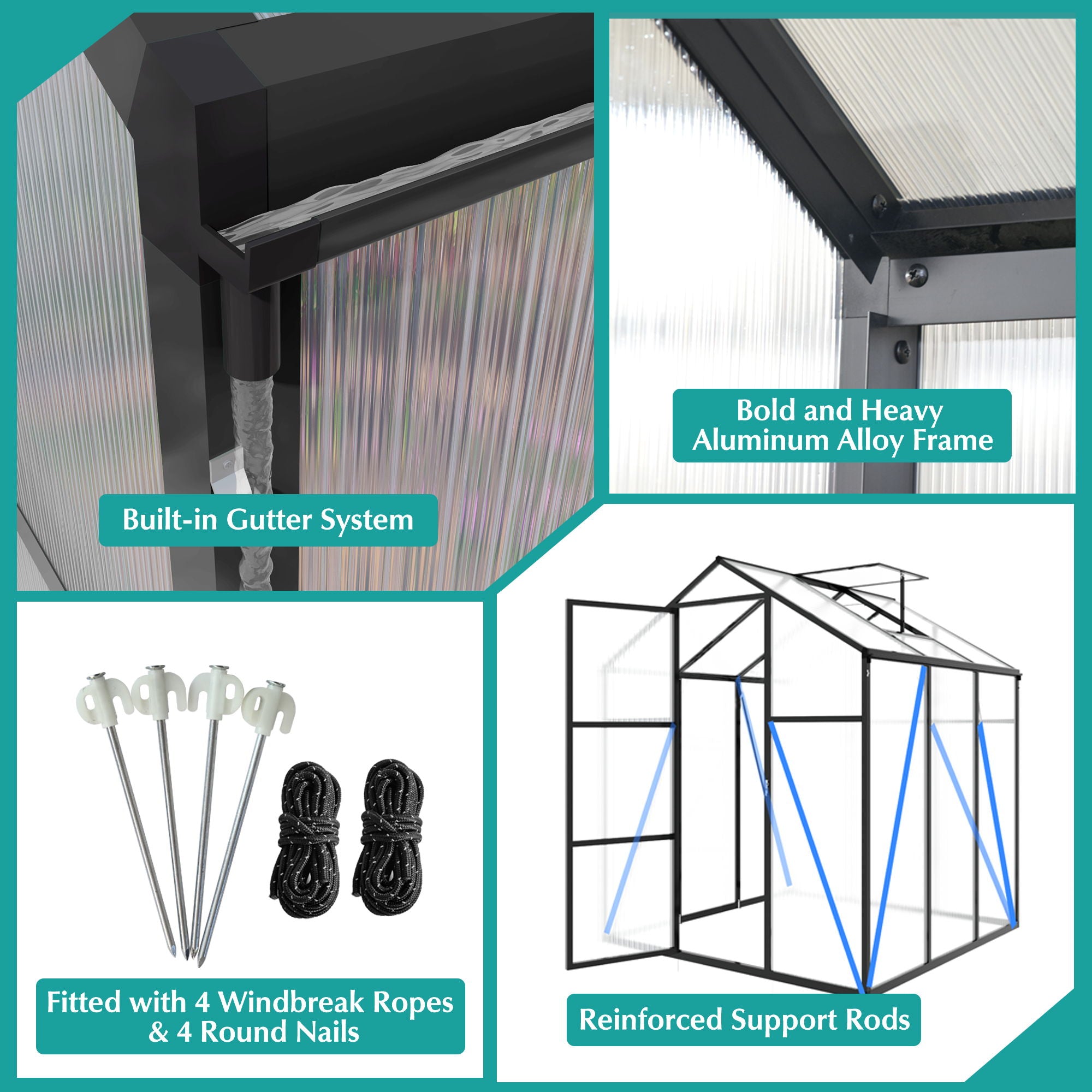 Gain Height Windproof house With Raised Base by HouseOfZazla