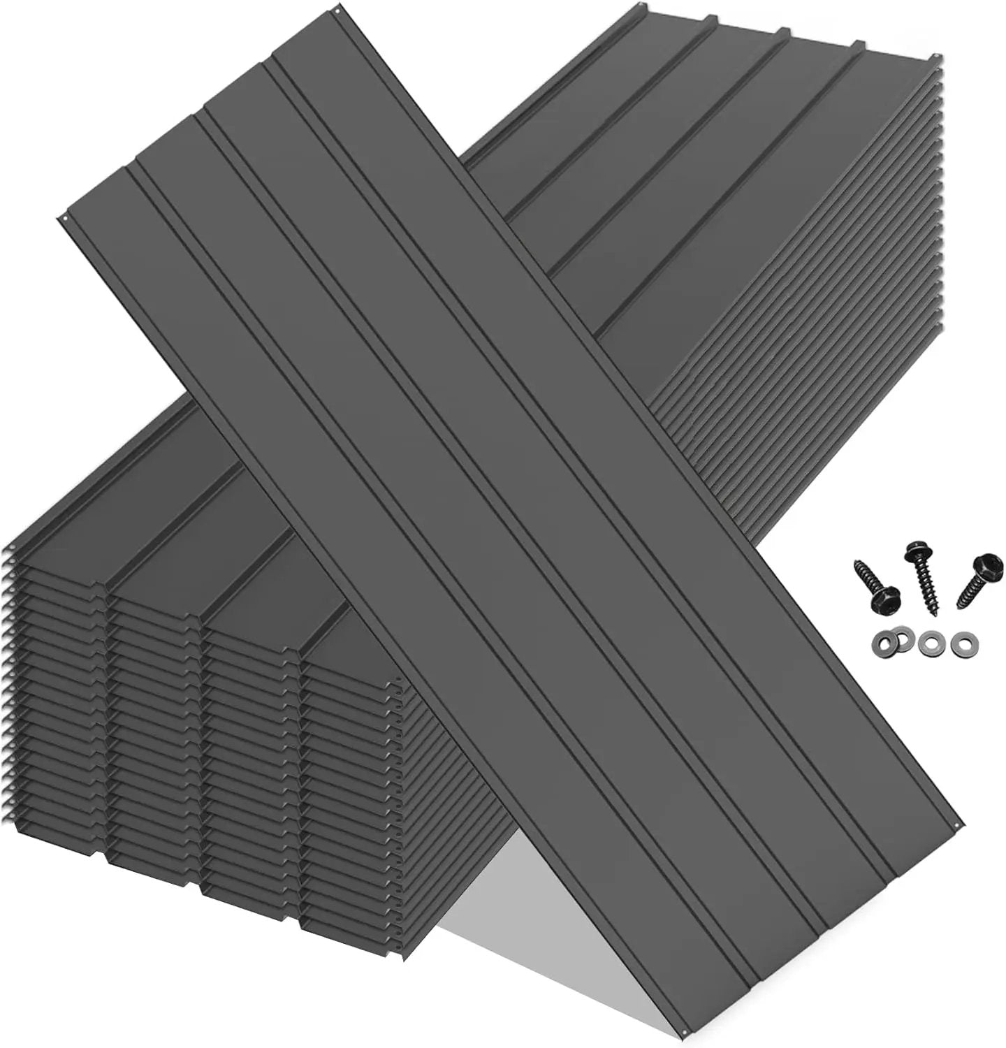 20PCS Metal Roofing Panels - Corrugated Galvanized Roof Panels by HouseOfZazla