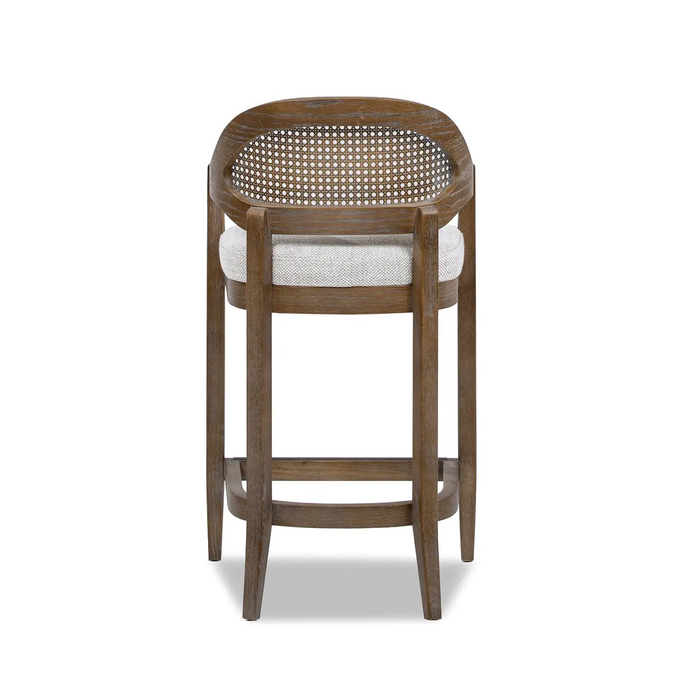 Americana Mid-Century Modern 26" Cane Back Counter Stool by HouseOfZazla