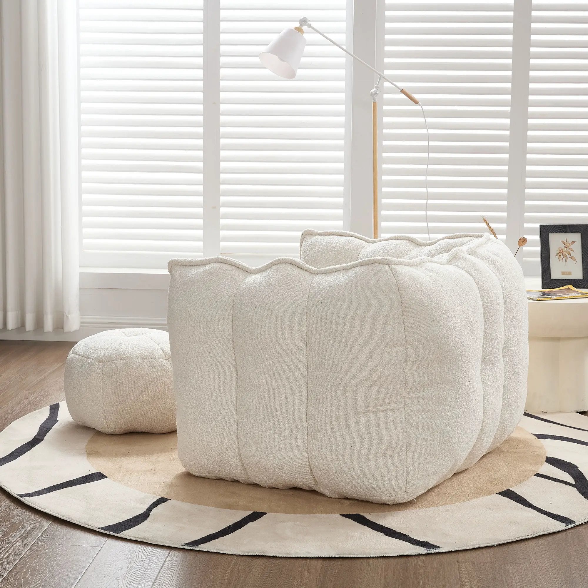 Soft Bean Bag Chair With High Resilient Foam by HouseOfZazla