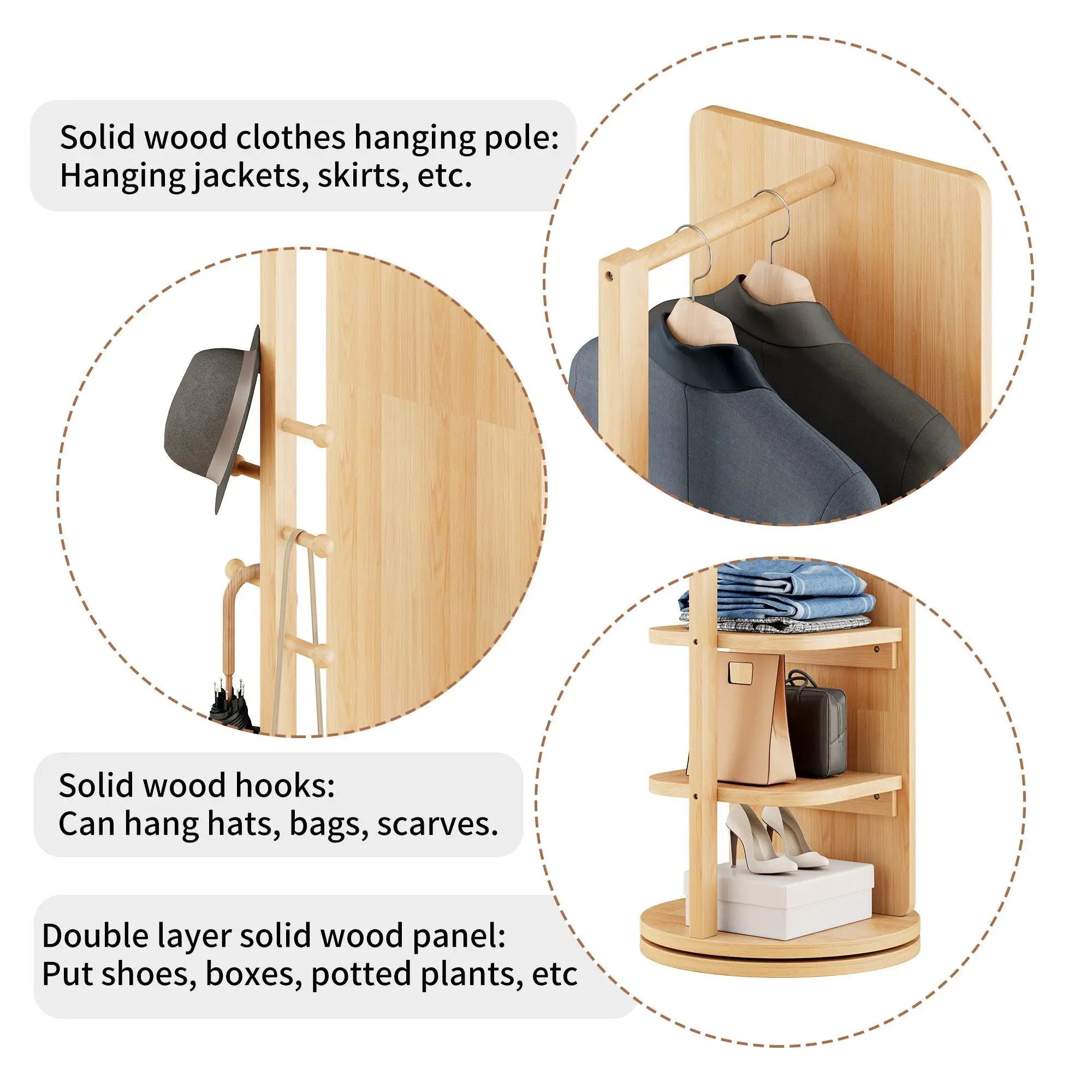 3 In 1 Multifunctional Full Length Clothing Mirror by Unique Piece Furniture