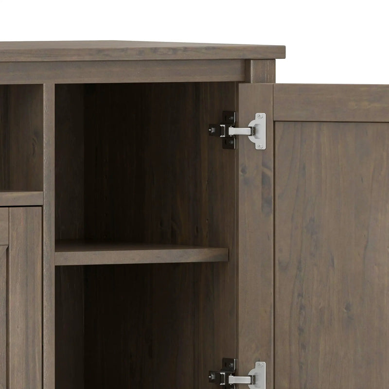 Ela - TV Media Stand - Smoky Brown by HouseOfZazla