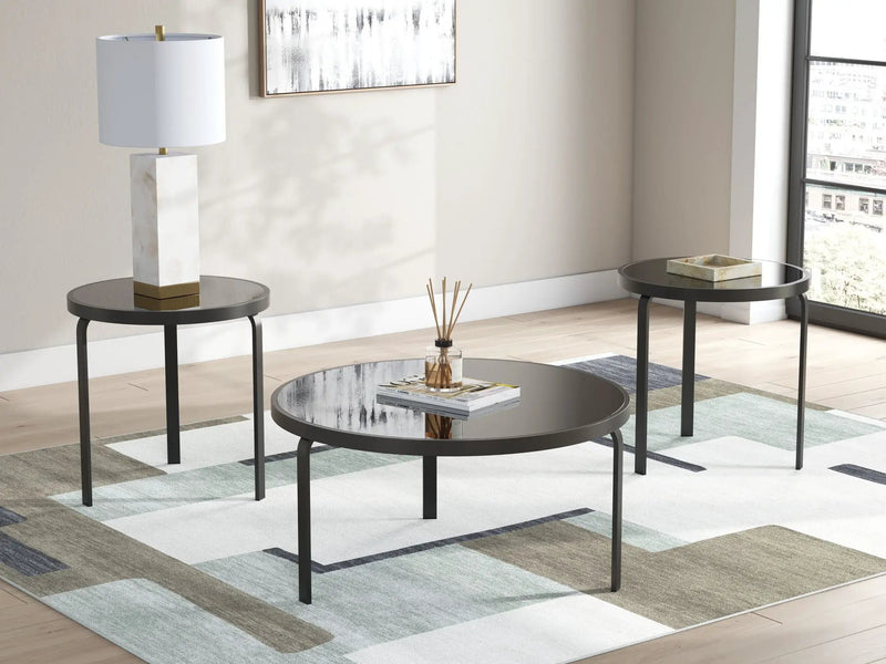 Dorylin - Occasional Table Set (Set of 3) - Black by Unique Piece Furniture