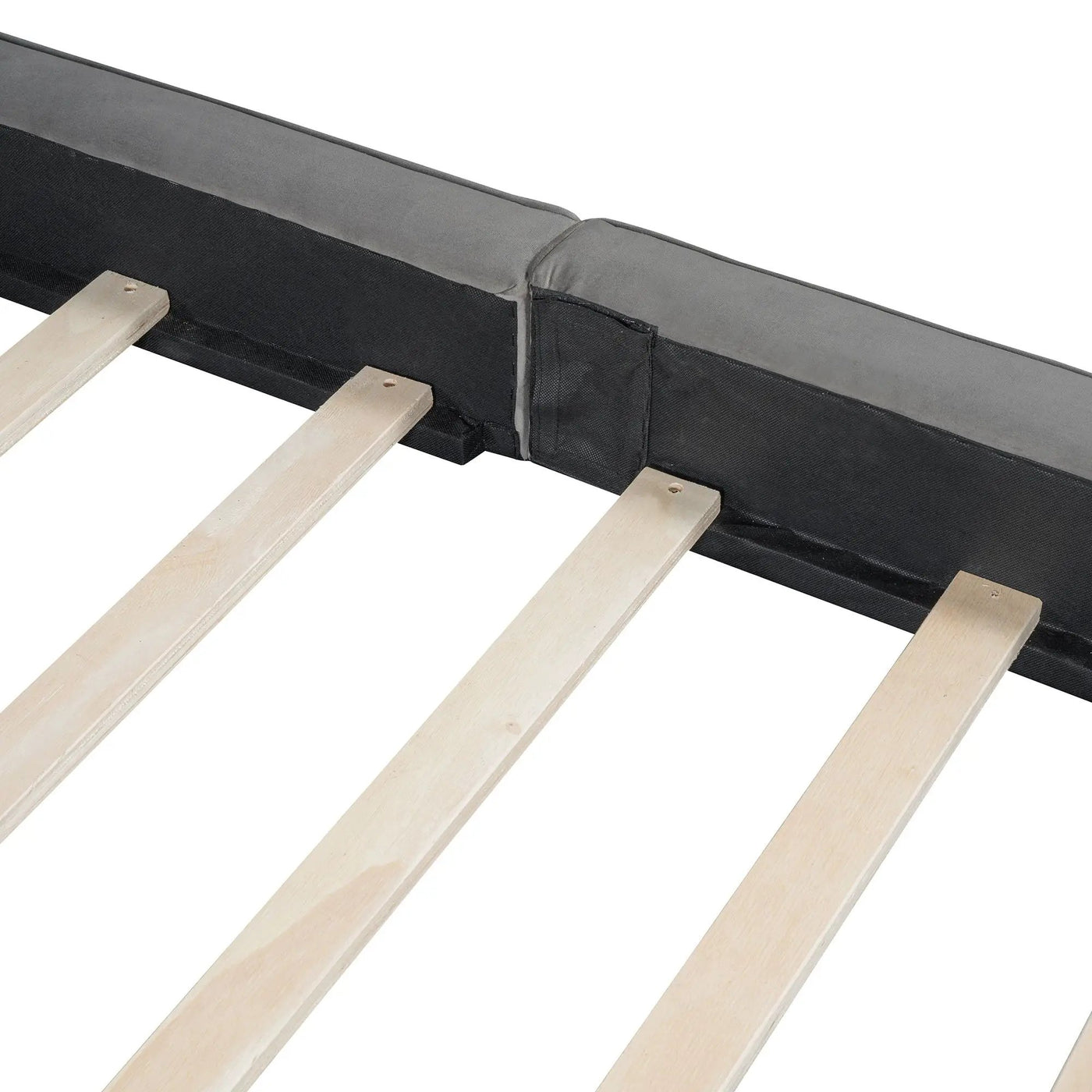Upholstered Platform Bed, Grounded Bed With Solid Frame by Unique Piece Furniture