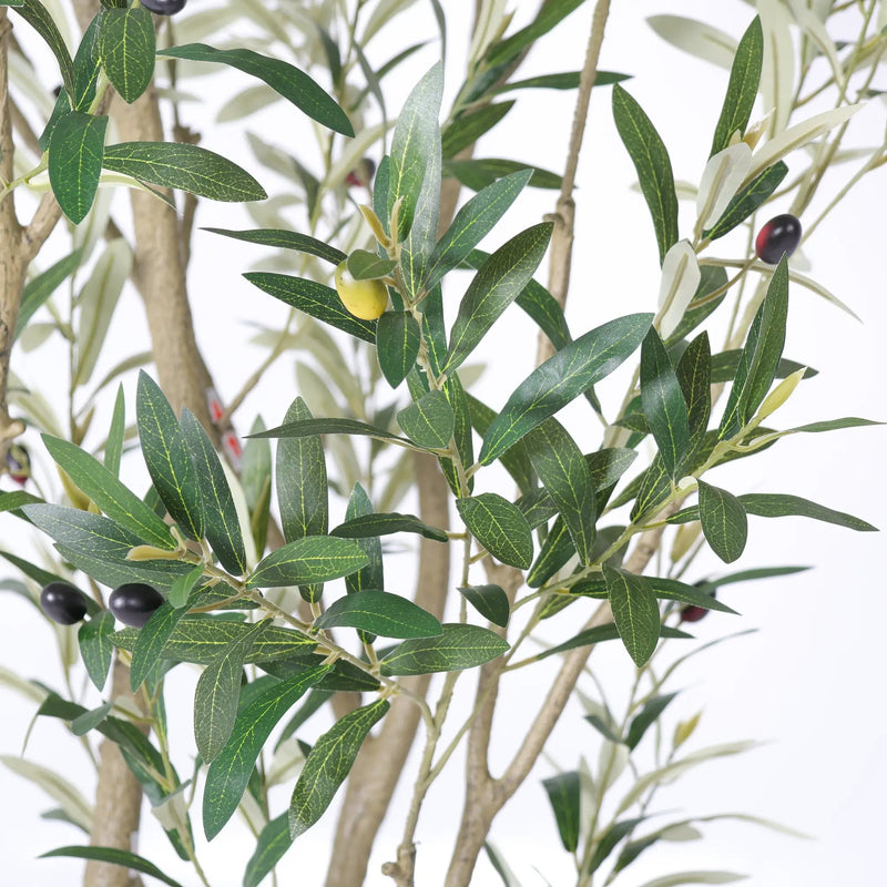 8FT Artificial Olive Tree With Big Decorative by HouseOfZazla