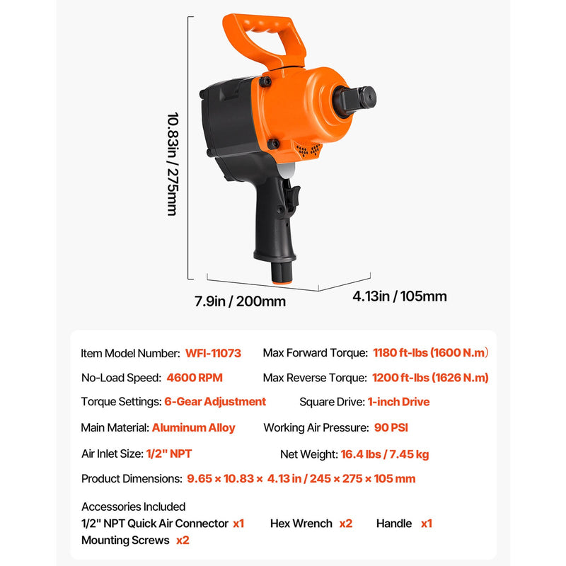 1 Inch Air Impact Wrench by HouseOfZazla