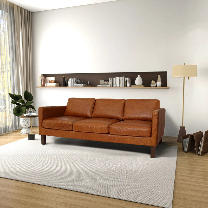 Memphis - Waxy Sofa - Cognac by HouseOfZazla