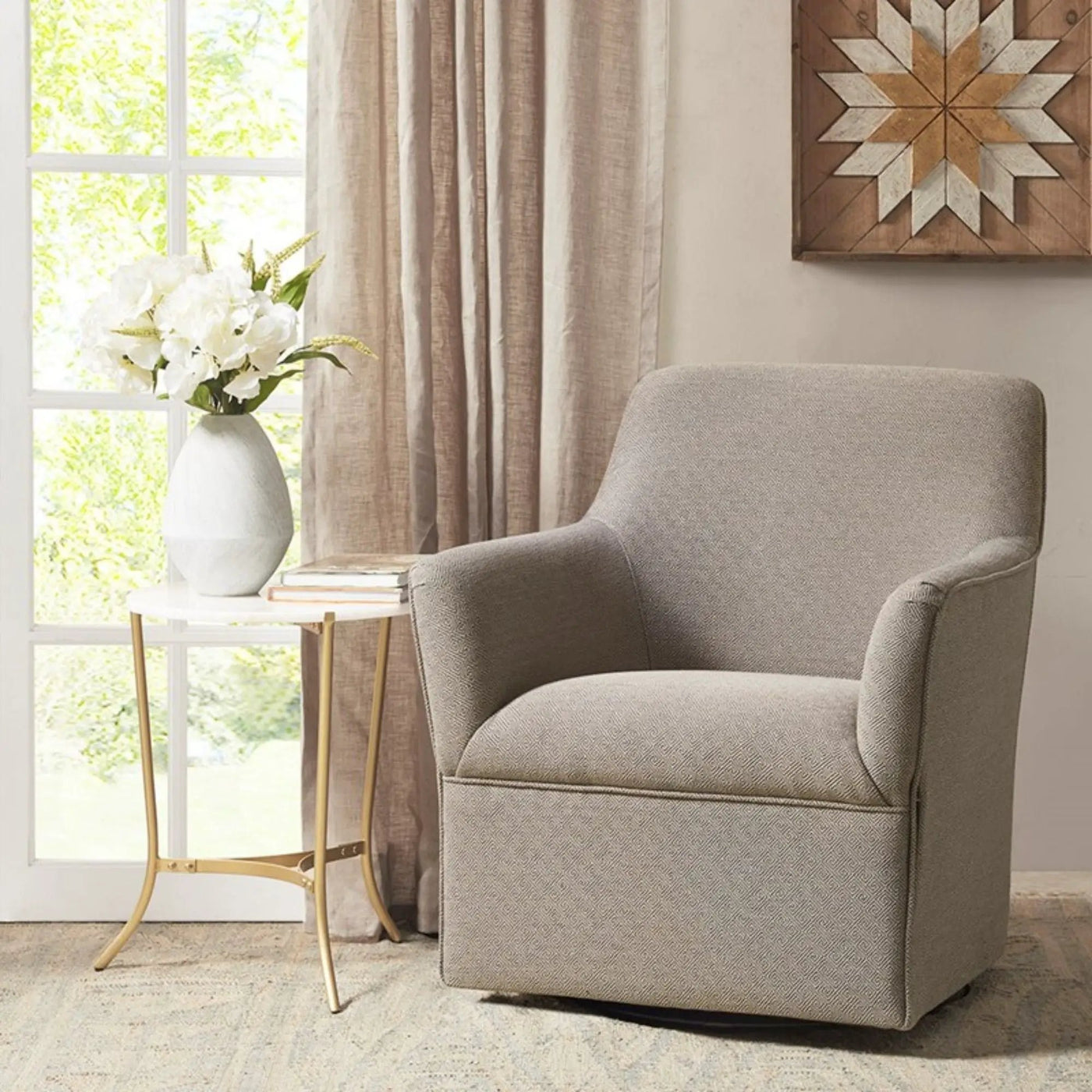 Augustine - Swivel Glider Chair by HouseOfZazla