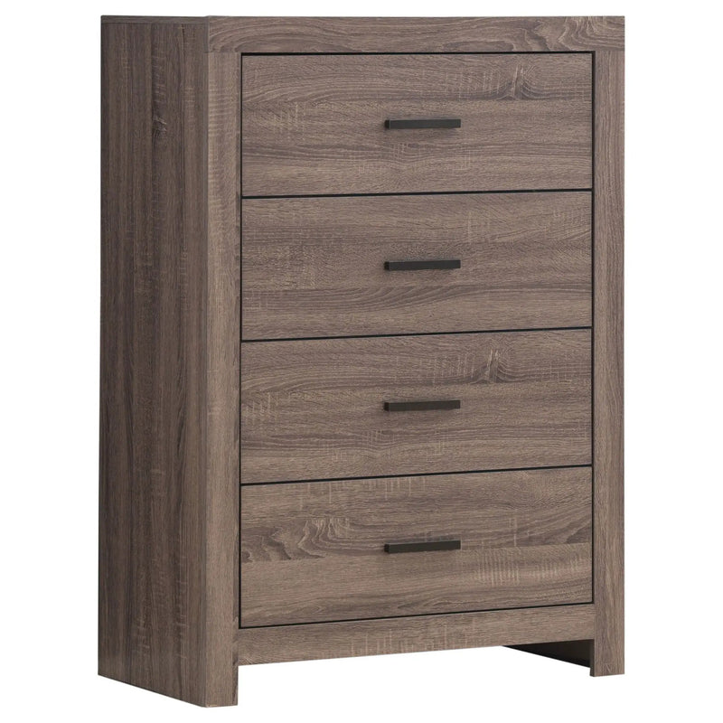 Brantford 4-drawer Bedroom Chest Barrel Oak by Unique Piece Furniture