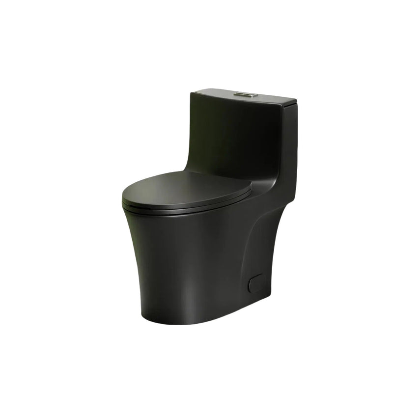 1 Piece Toilet With Dual Flush And Soft Closing Seat by HouseOfZazla