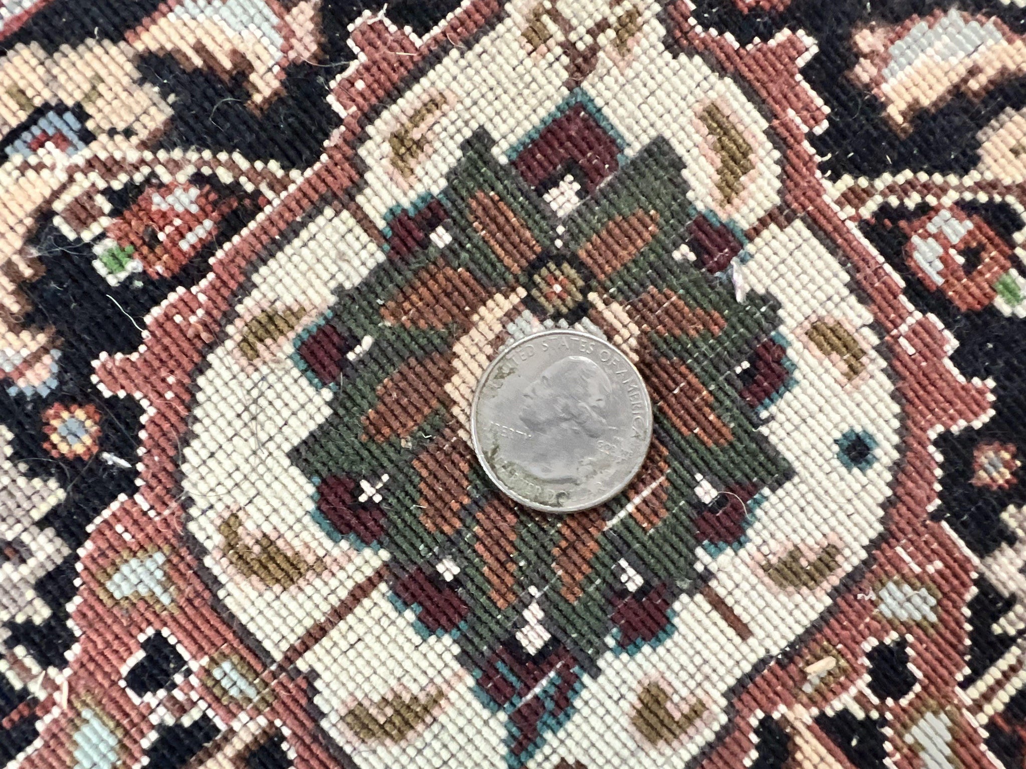 Exquisite Persian Tabriz Rug - 10x13, 400 KPSI, Herati Pattern by Jewel Rugs