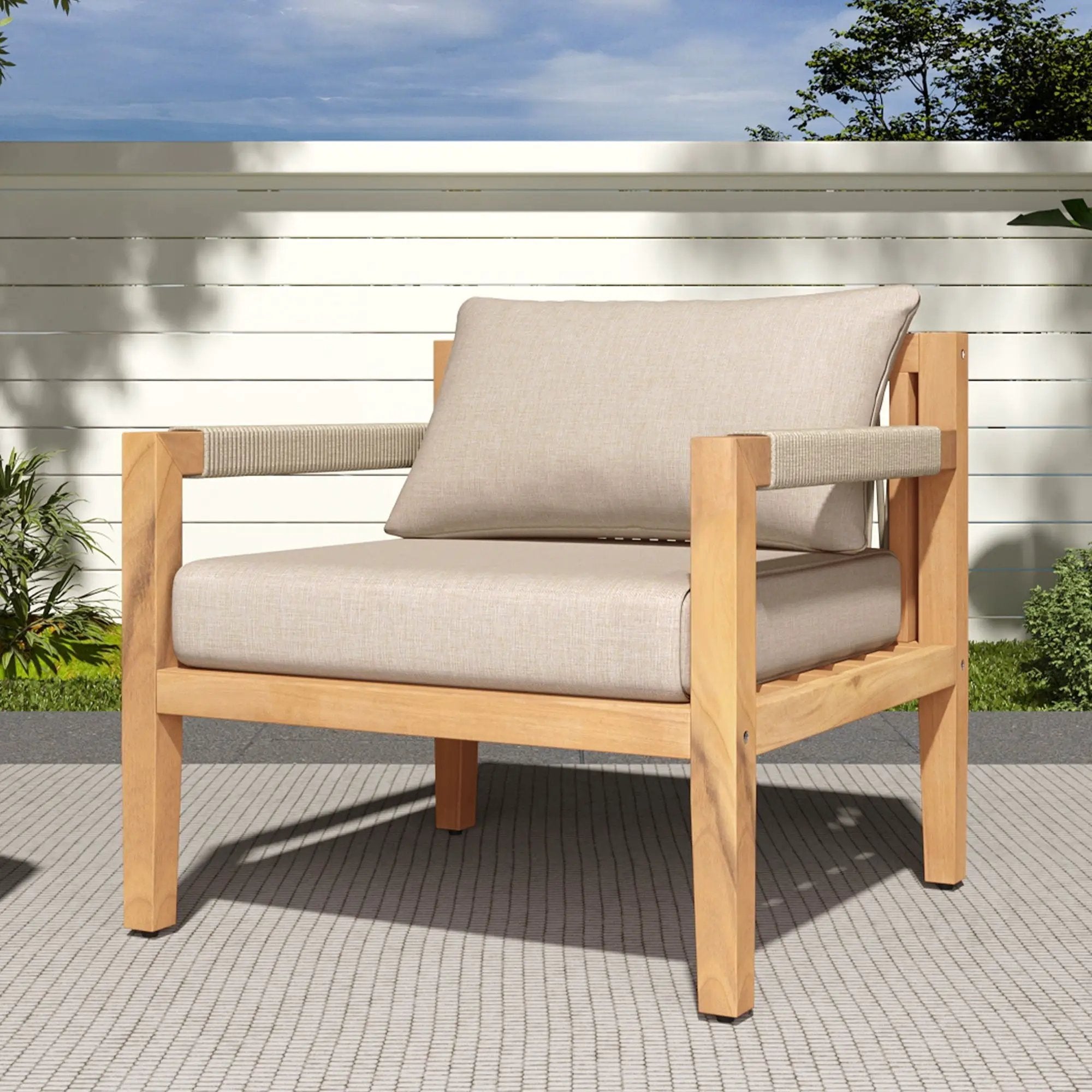 Outdoor Leisure Chair, Comfortable & Versatile For Any Patio by HouseOfZazla
