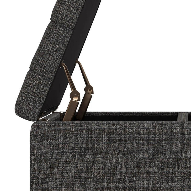 Harrison - Upholstered Coffee Table Storage Ottoman by HouseOfZazla