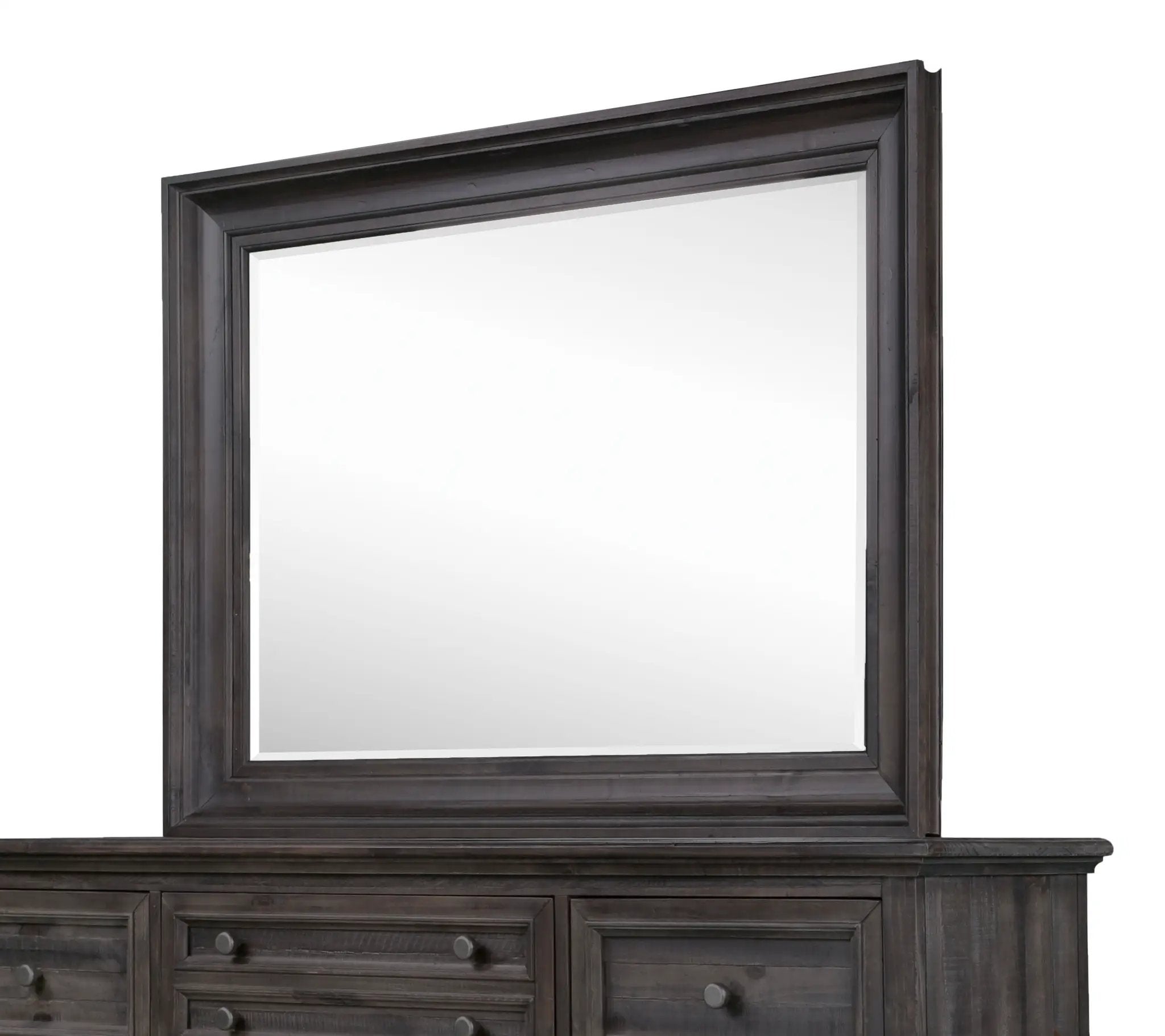 Calistoga - Mirror In Weathered Charcoal - Weathered Charcoal by Unique Piece Furniture