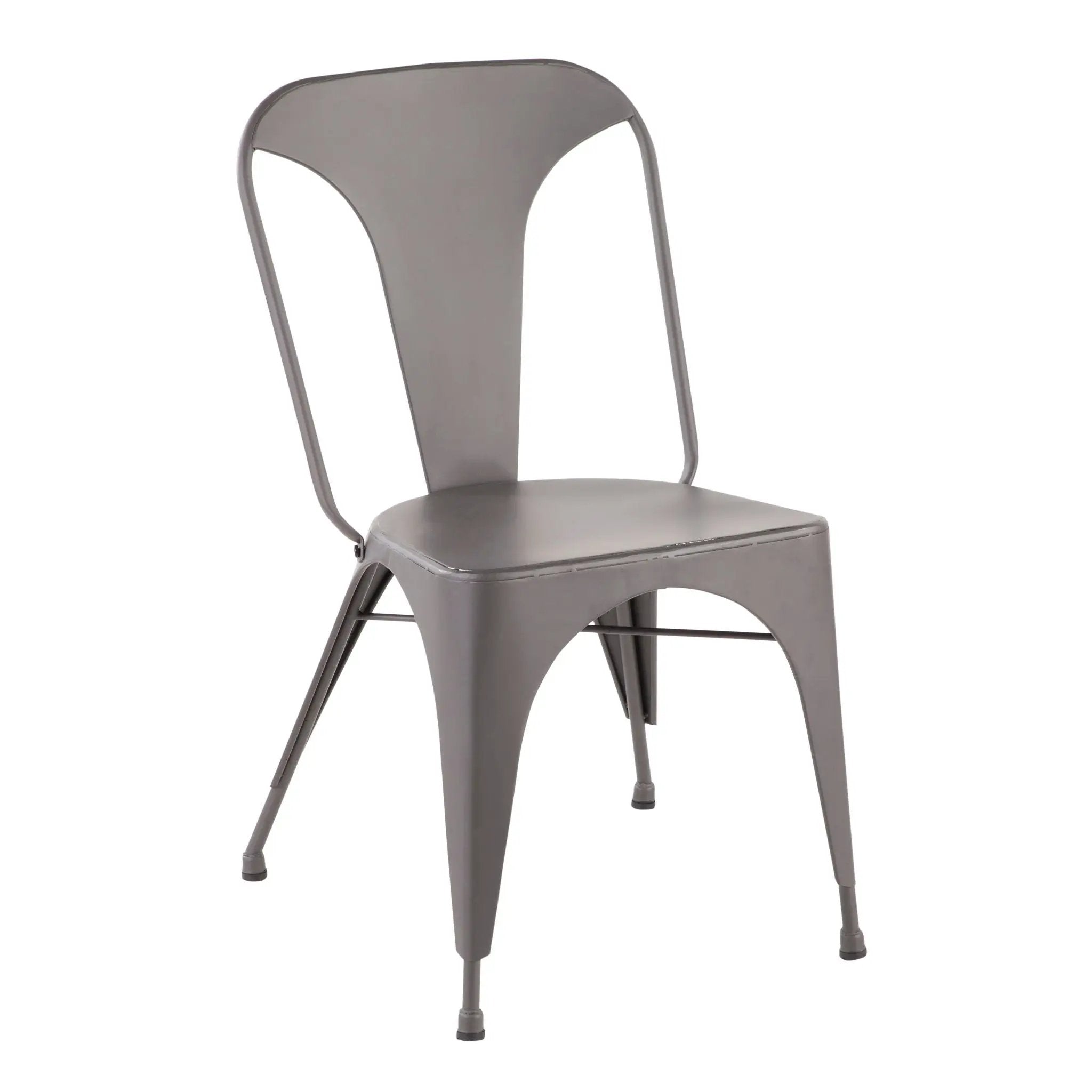 Austin - Industrial Dining Chair (Set of 2) - Matte Gray by Unique Piece Furniture