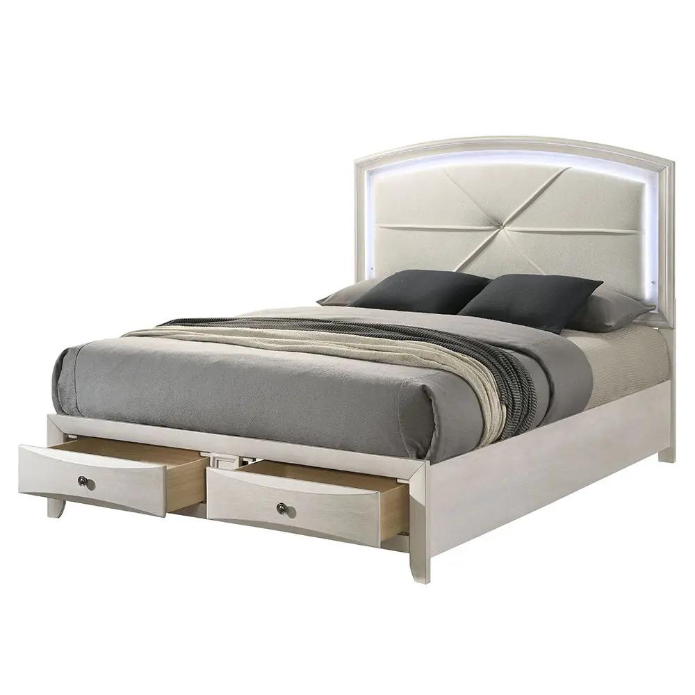 Ramondi - Bed With Storage & LED by Unique Piece Furniture