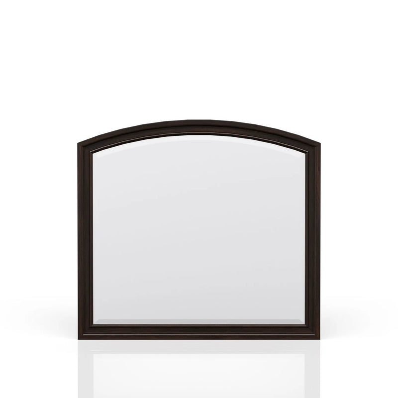 Elegant Design Mirror - Dark Cherry