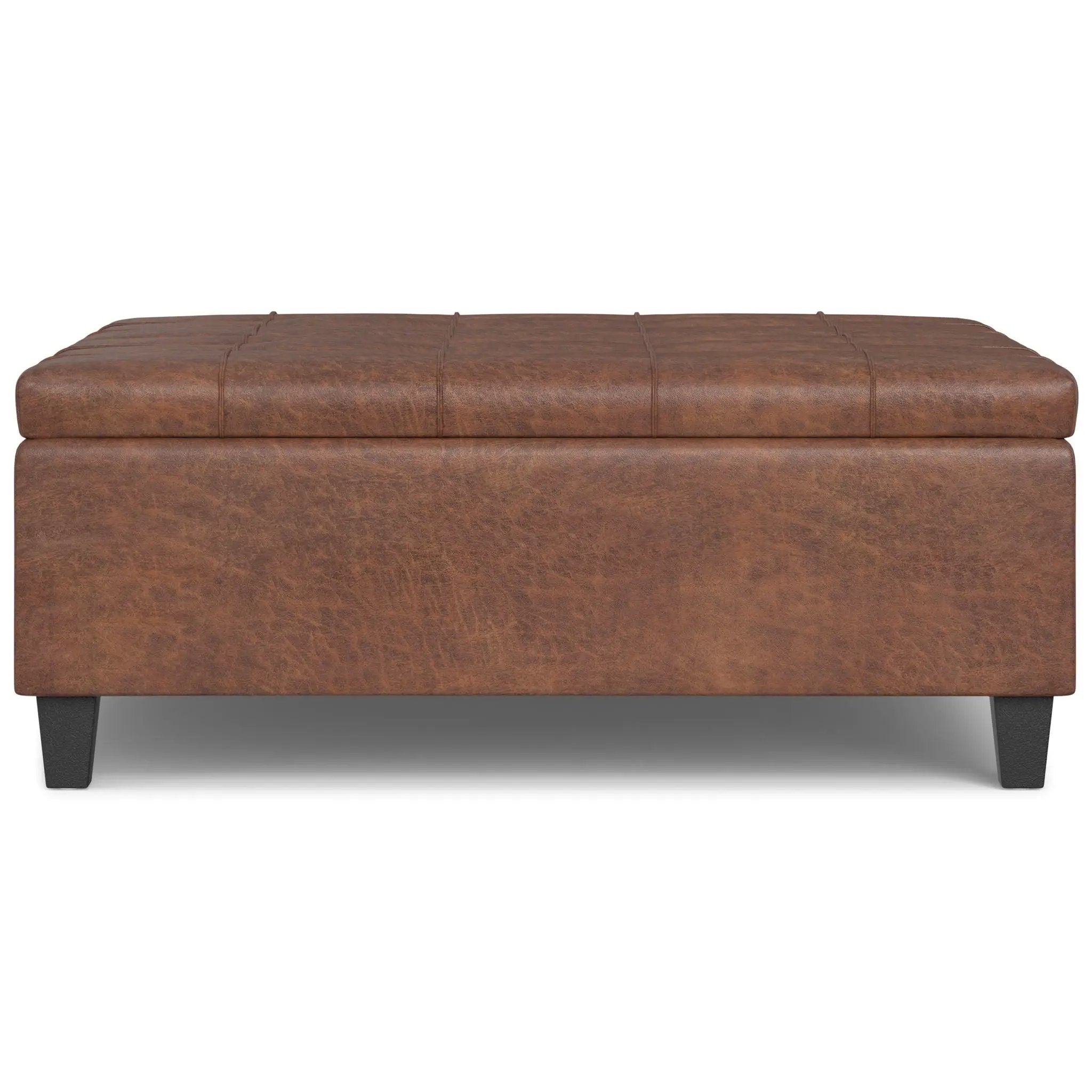 Harrison - Upholstered Coffee Table Storage Ottoman by HouseOfZazla