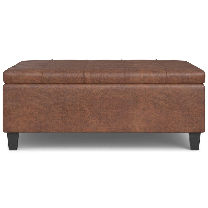 Harrison - Upholstered Coffee Table Storage Ottoman by HouseOfZazla