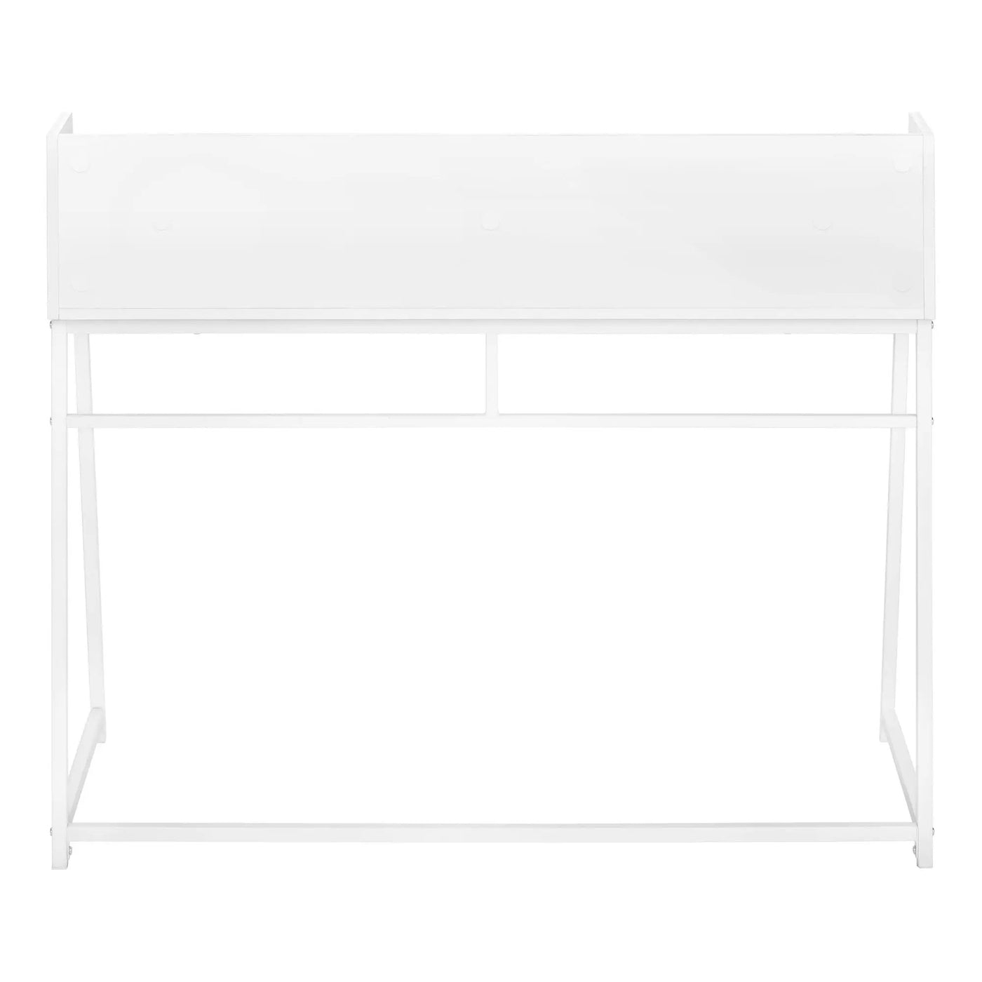 Computer Desk For Home Office, Laptop, Storage Shelves, Marble Look Contemporary & Modern by Unique Piece Furniture