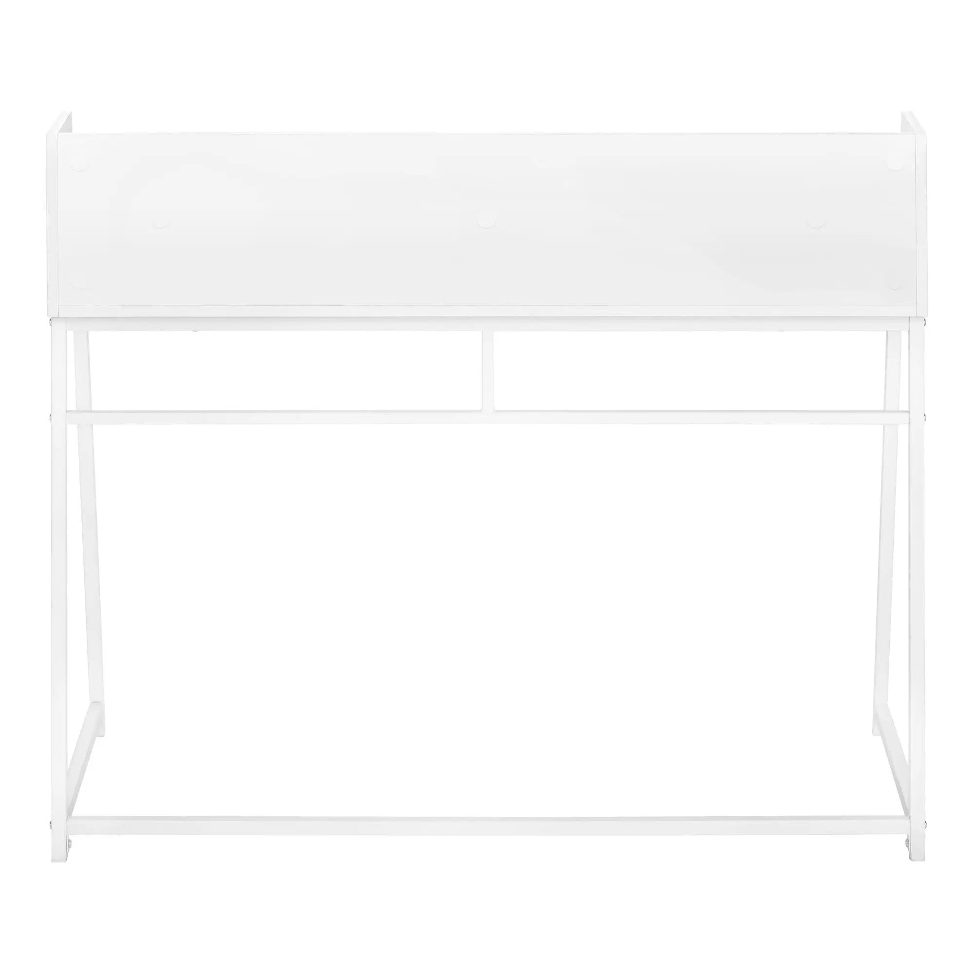 Computer Desk For Home Office, Laptop, Storage Shelves, Marble Look Contemporary & Modern by Unique Piece Furniture