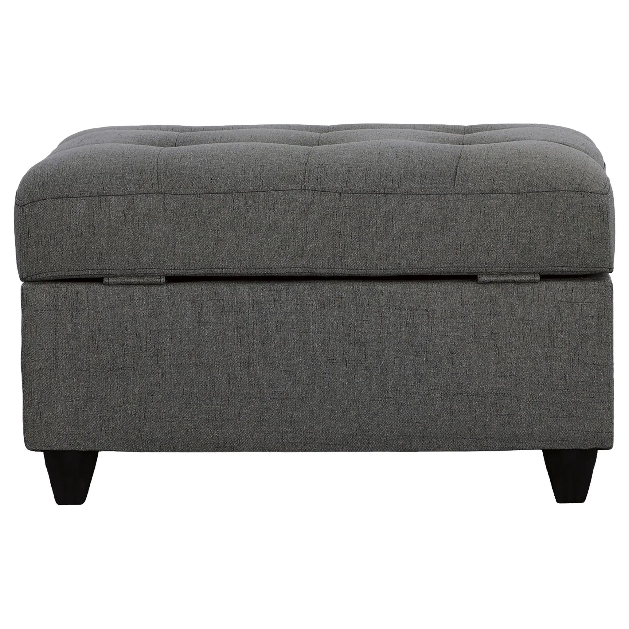 Stonenesse Rectangular Upholstered Storage Ottoman Grey by Unique Piece Furniture