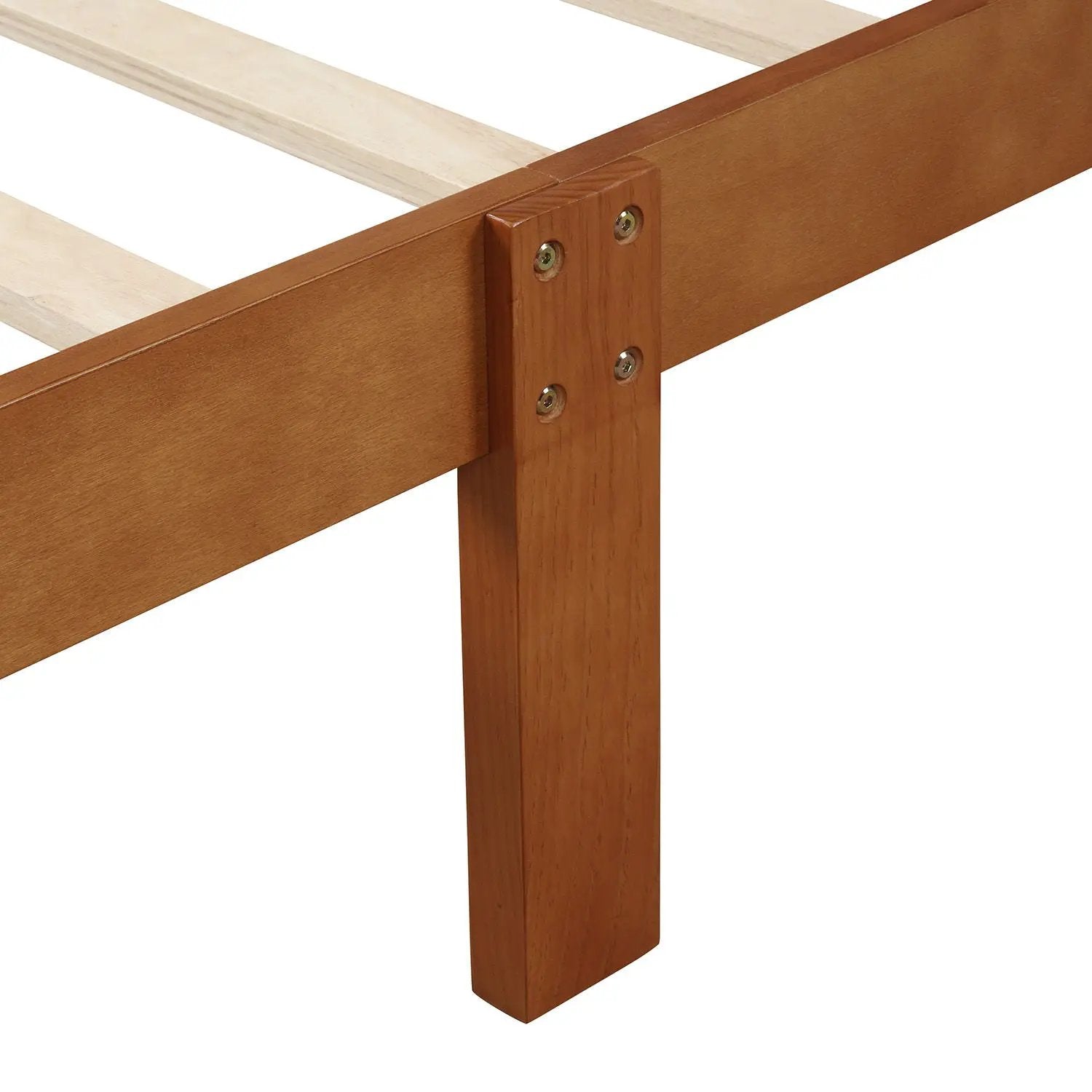 Platform Bed Frame Mattress Foundation Sleigh Bed With Headboard / Footboard / Wood Slat Suppor by HouseOfZazla